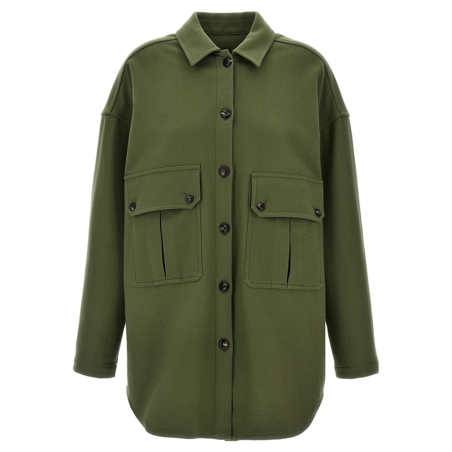 Fortela Bicolor Virgin Wool Blouse