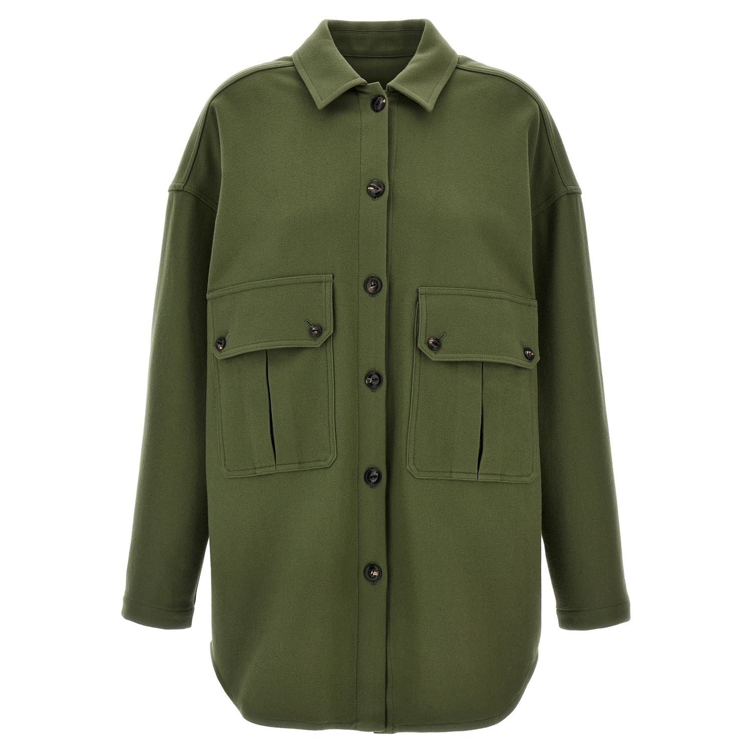 Fortela Bicolor Virgin Wool Blouse