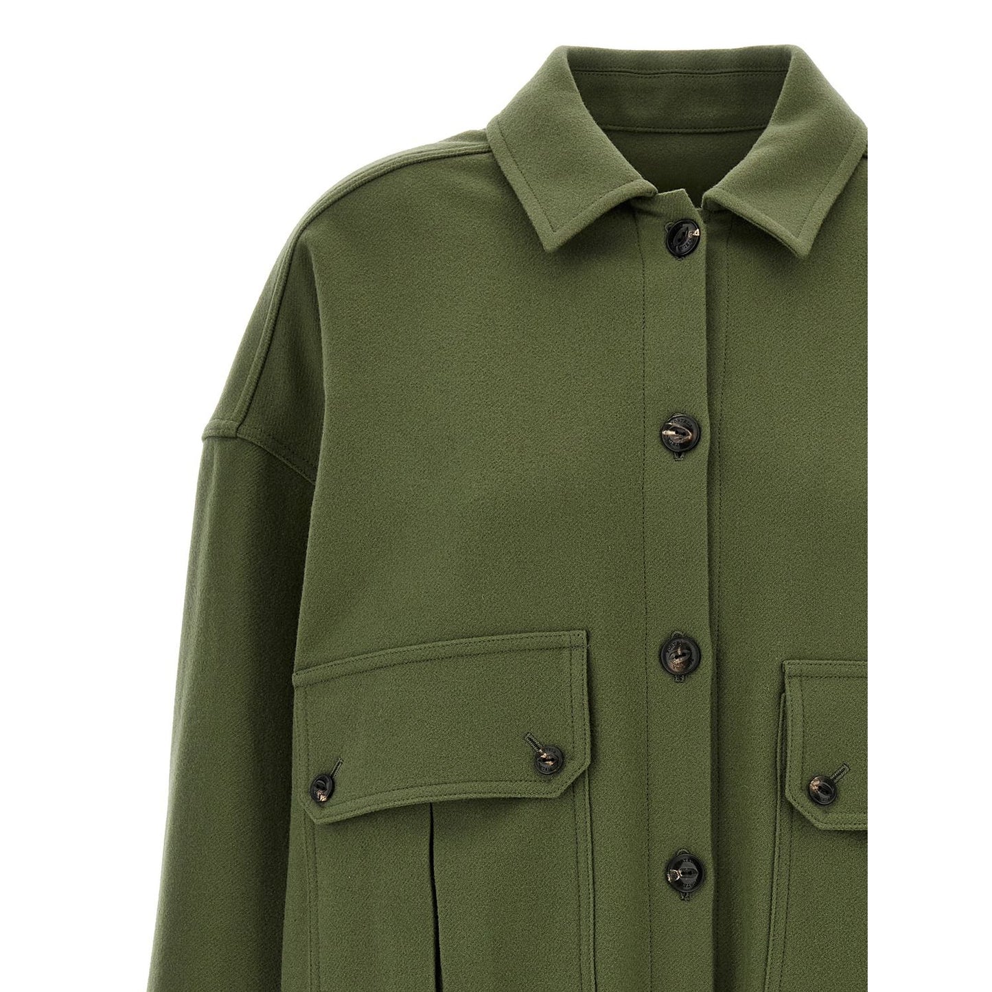 Fortela Bicolor Virgin Wool Blouse
