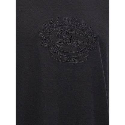 Burberry Black Cotton T-Shirt
