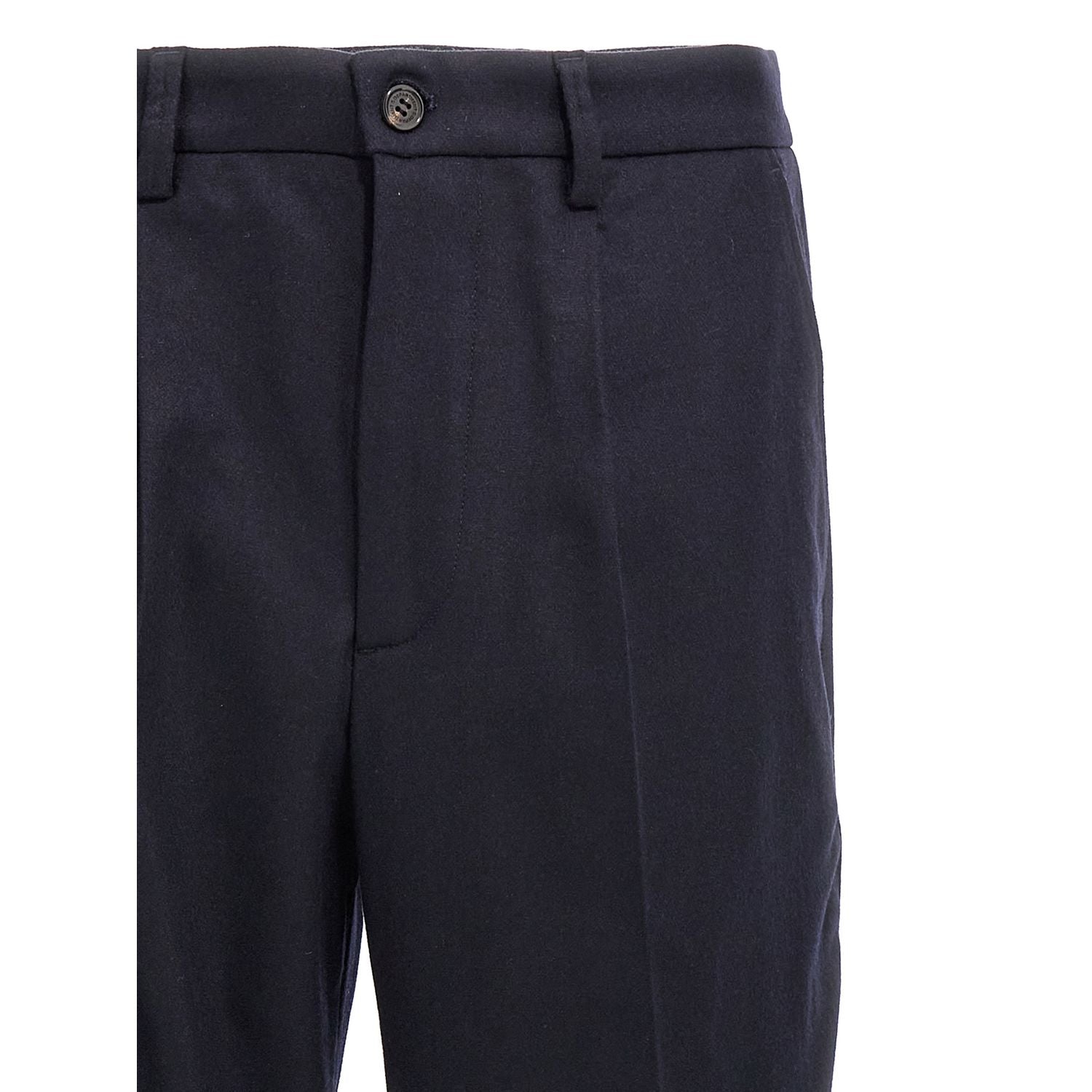 Department 5 Blue Wool Dress Pants