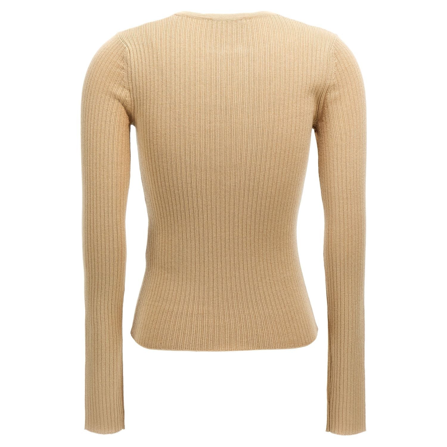 Max Mara Beige Silk Cardigan