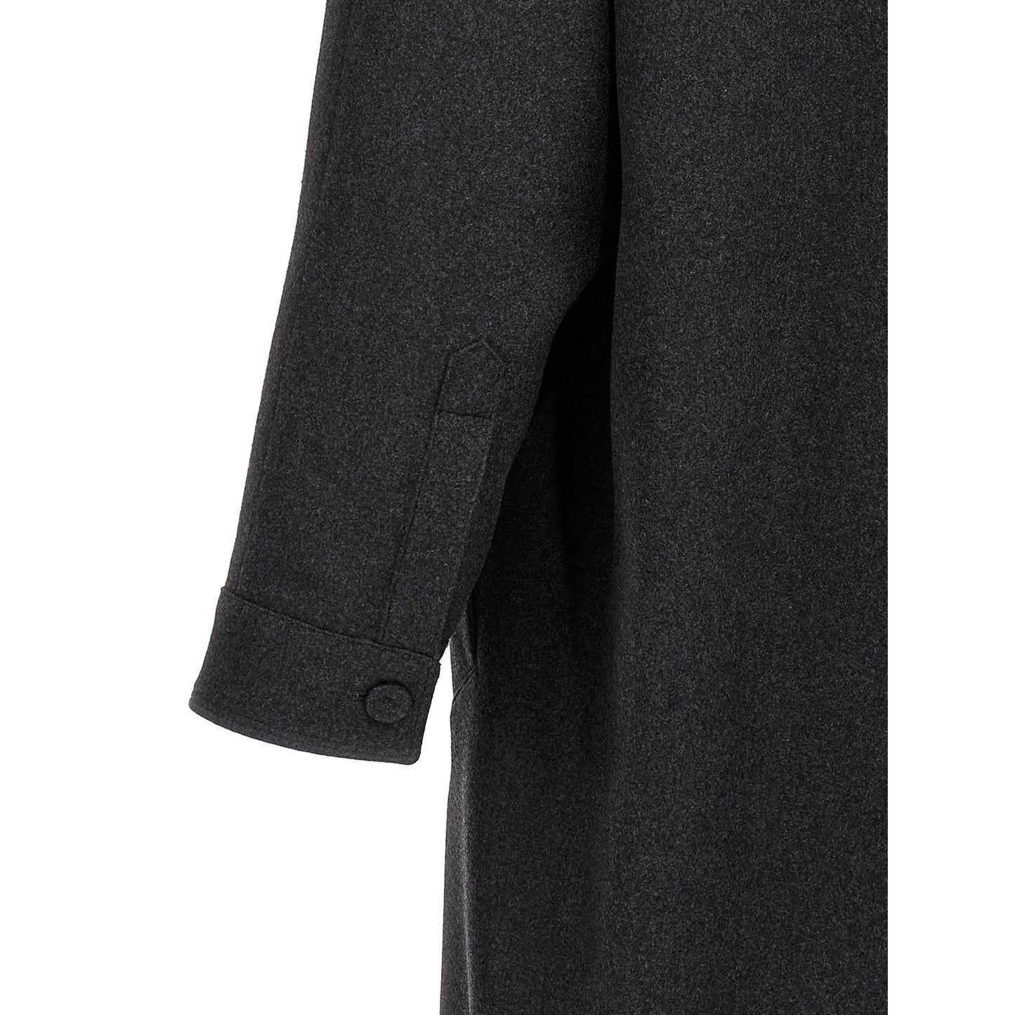 Fendi Gray Cashmere Coat