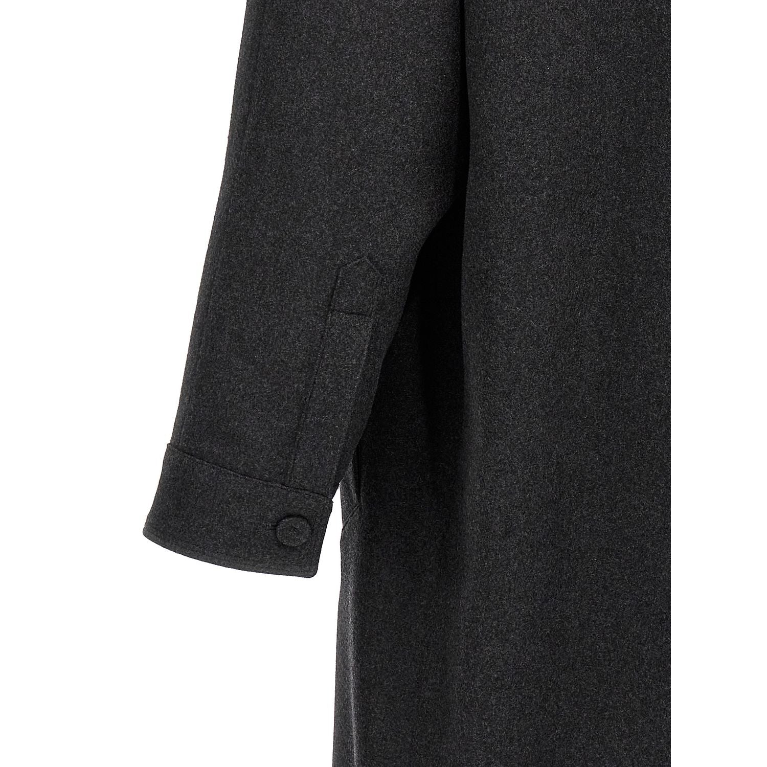 Fendi Gray Cashmere Coat