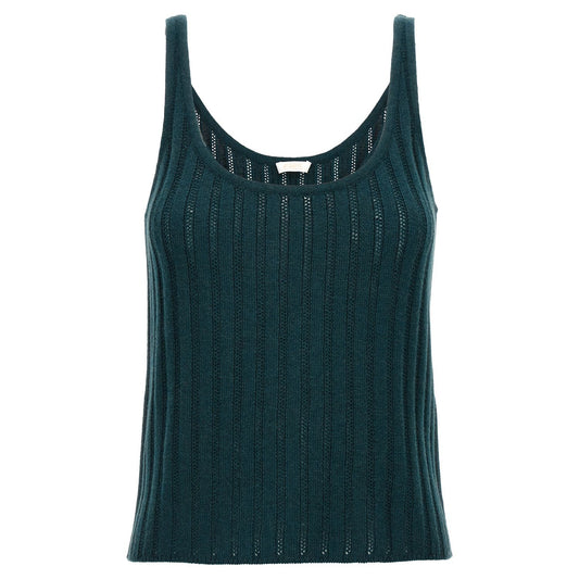 Eres Bicolor Wool Sleeveles T-Shirt