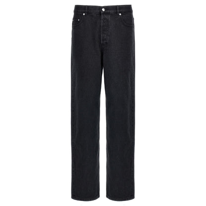 A.P.C. Black Cotton Straight-Leg Jeans