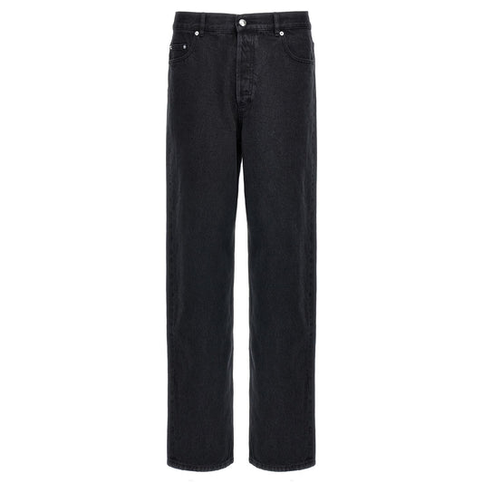 A.P.C. Black Cotton Straight-Leg Jeans
