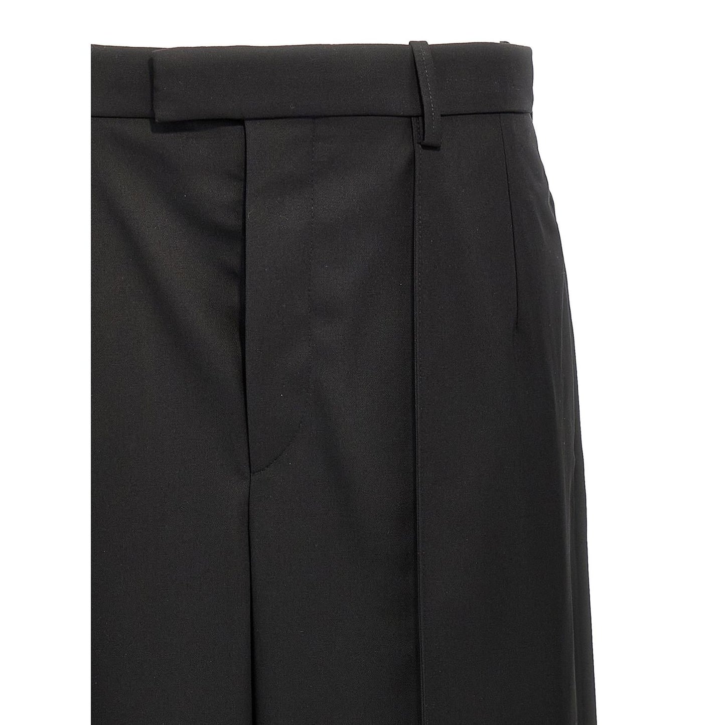 Wardrobe.Nyc Black Wool Casual Pants