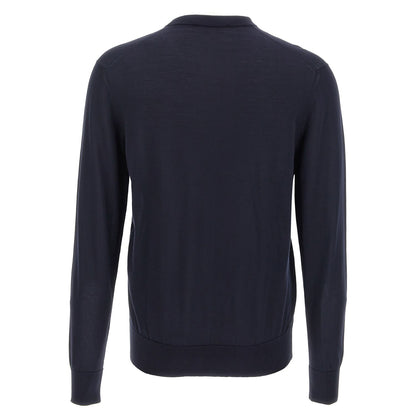 Dolce & Gabbana Blue Silk Cardigan