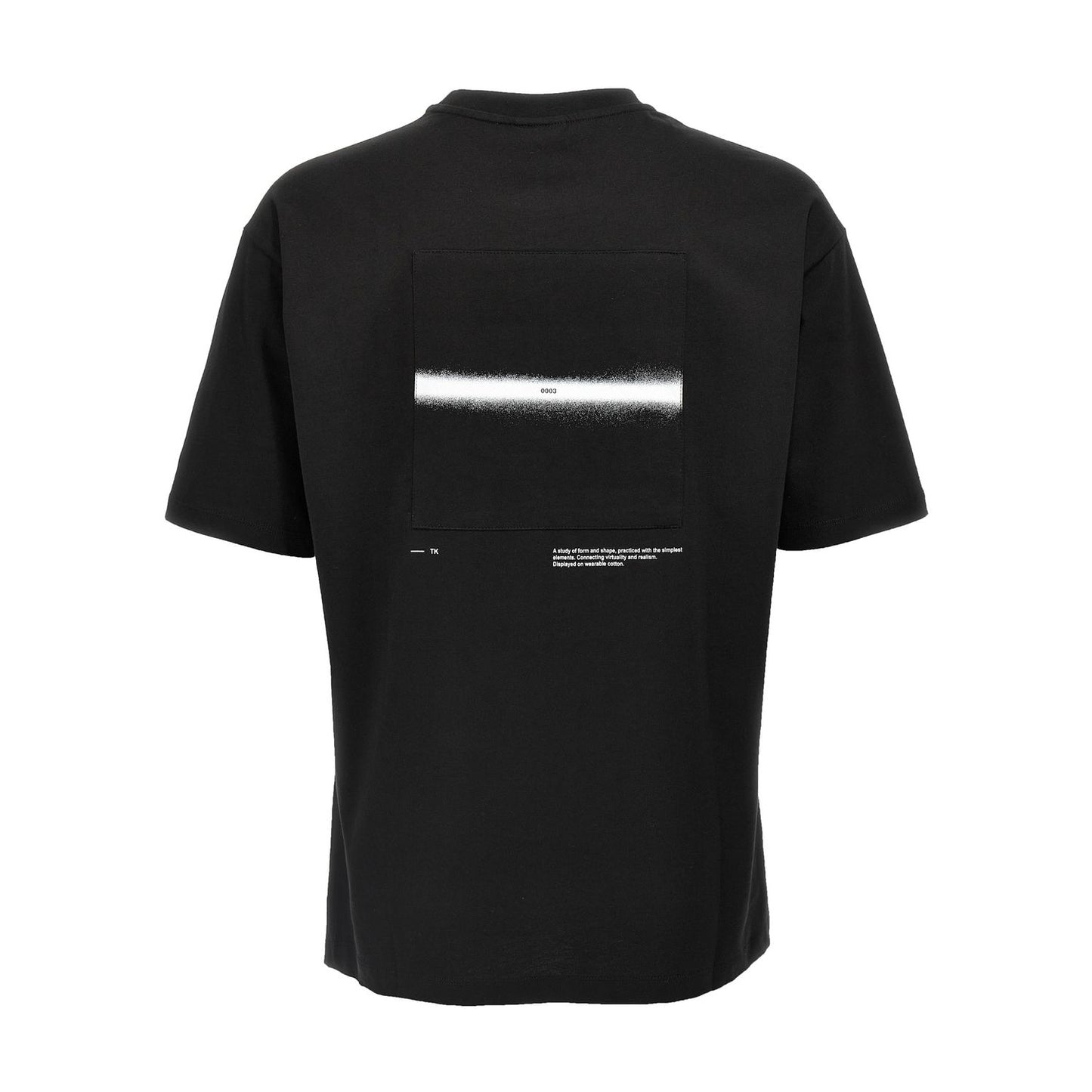 Thom Krom Black Cotton T-Shirt