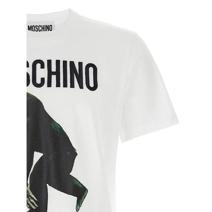 Moschino White Cotton T-Shirt
