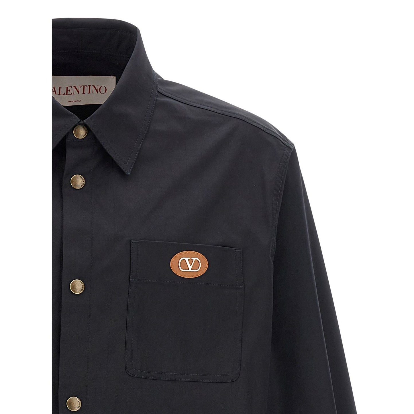 Valentino Garavani Blue Polyester Full-Length Jacket
