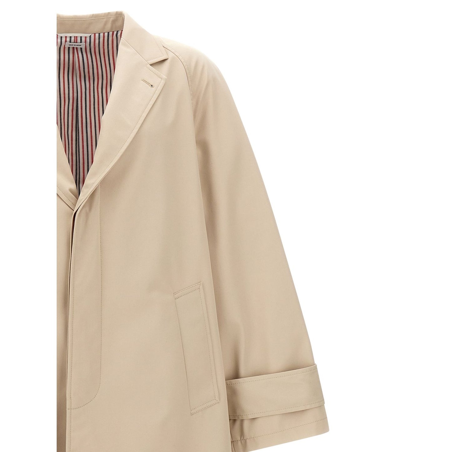 Thom Browne Beige Polyester Coat