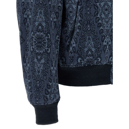 Etro Blue Cotton Bomber