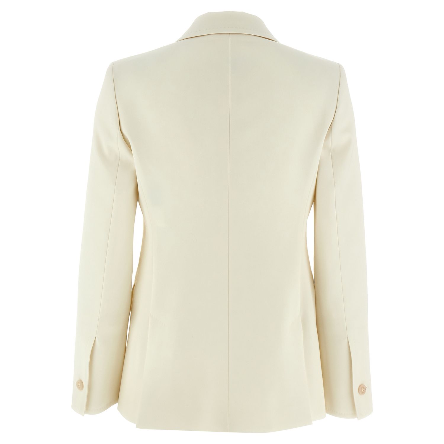 Max Mara White Virgin Wool Blazer