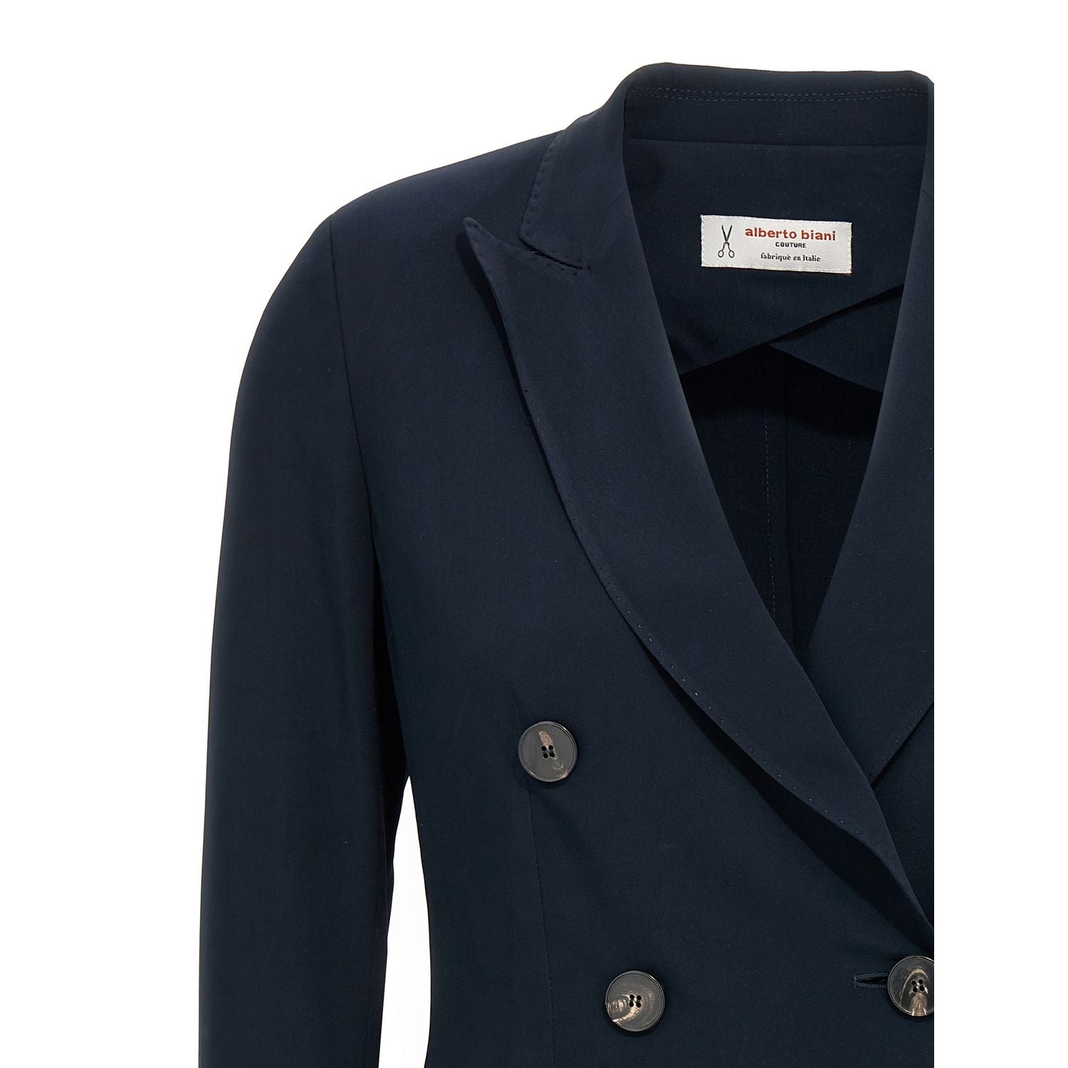 Alberto Biani Blue Viscose Blazer