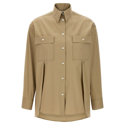 Ferragamo Beige Cotton Blouse