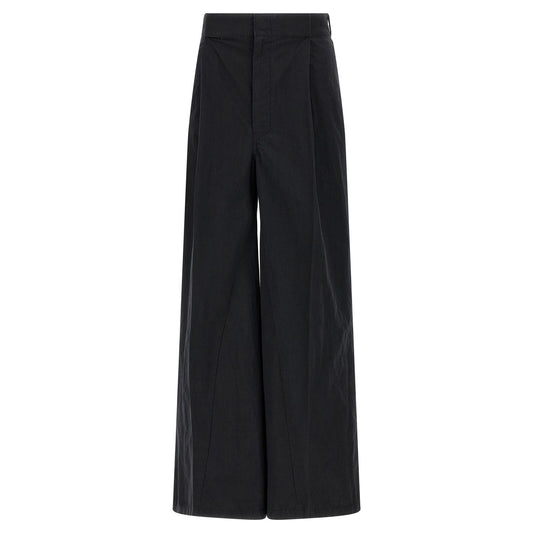 Maison Margiela Black Cotton Casual Pants
