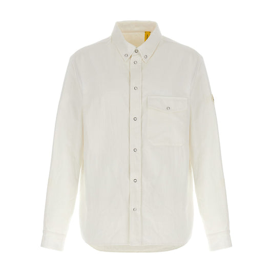 MONCLER GENIUS White Polyamide Blouse