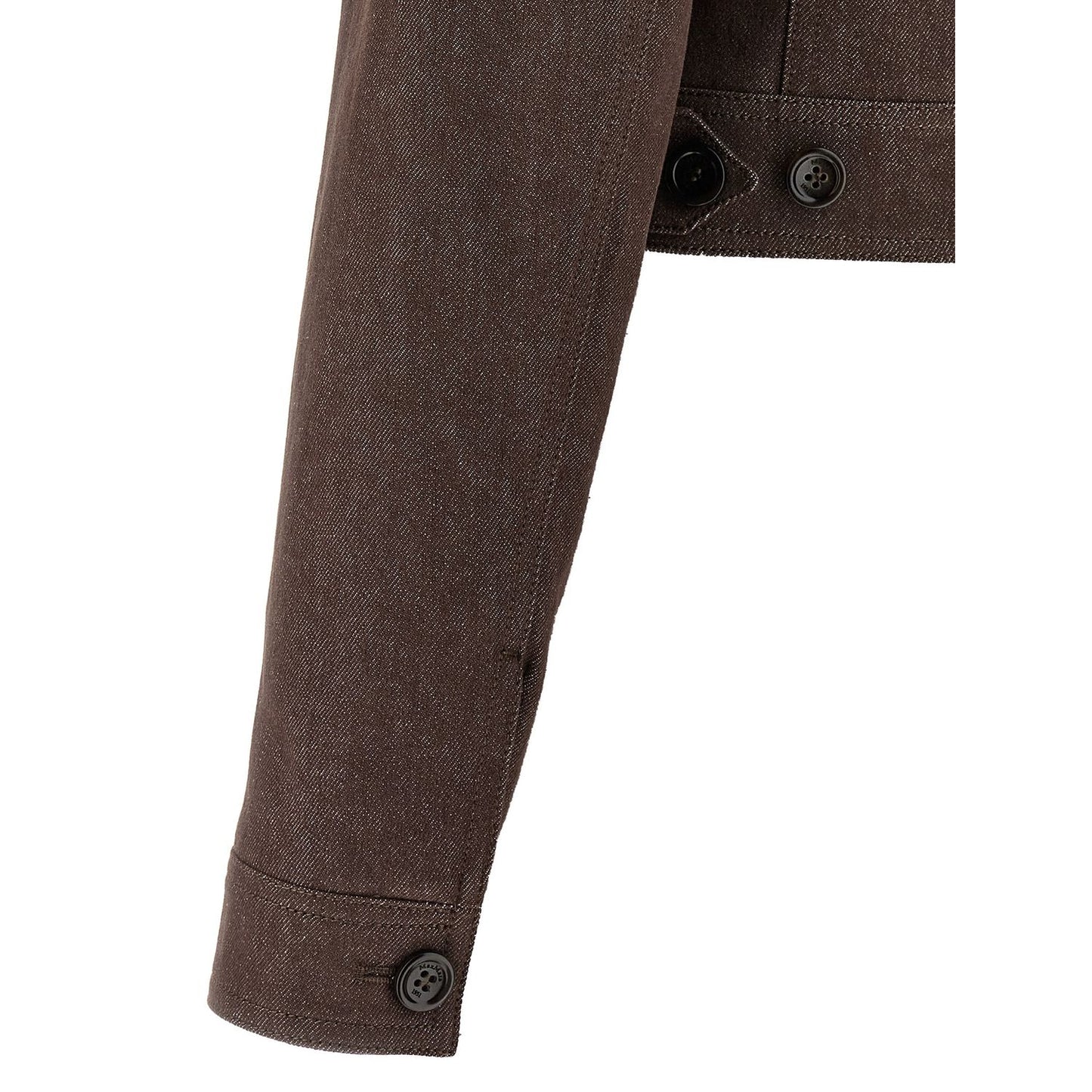 Max Mara Brown Cotton Blazer