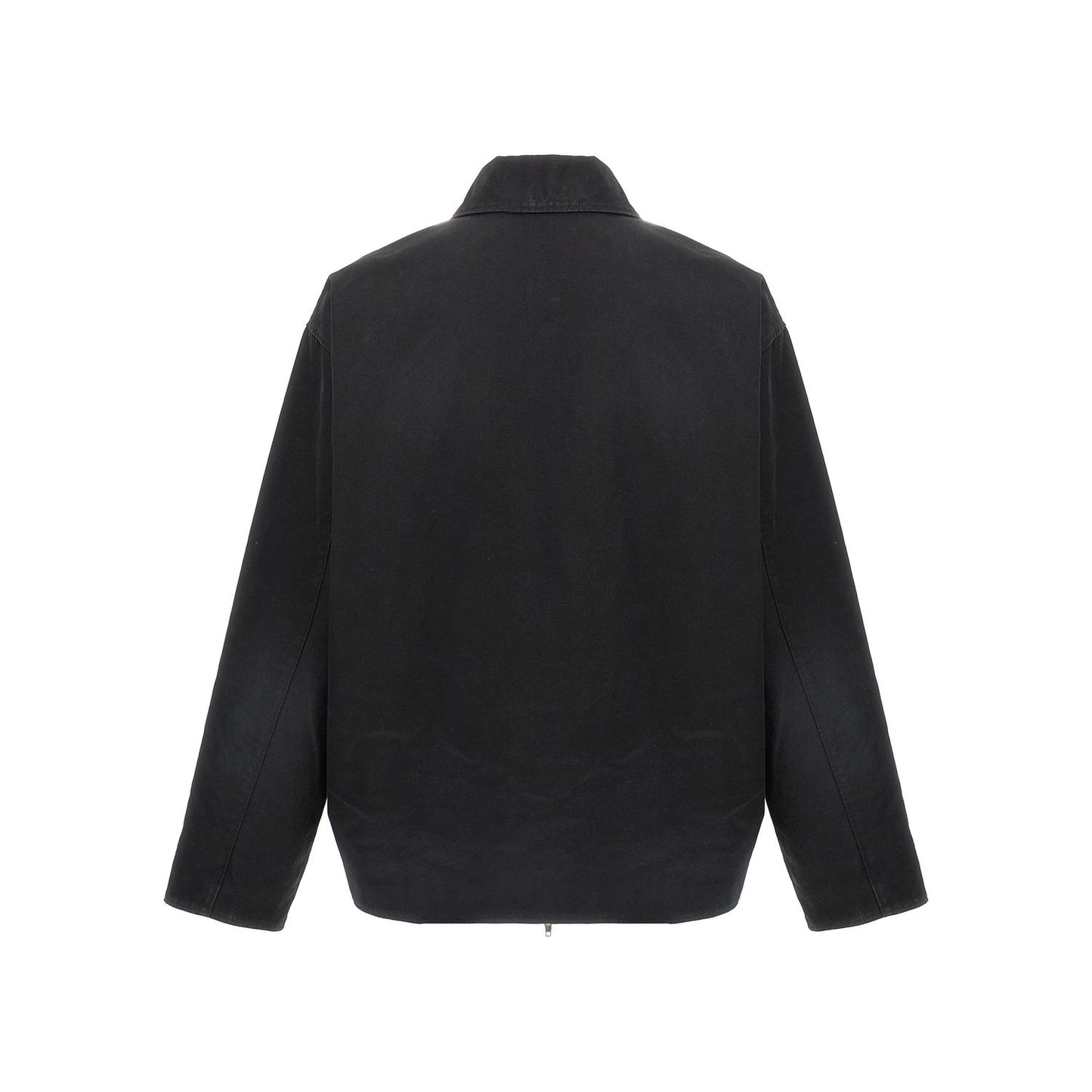 Balenciaga Black Cotton Full-Length Jacket