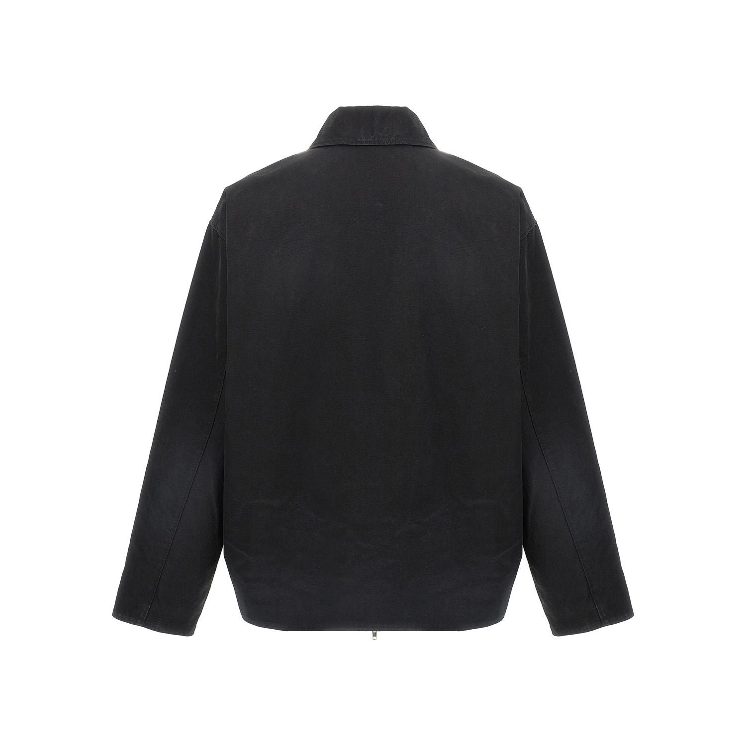 Balenciaga Black Cotton Full-Length Jacket