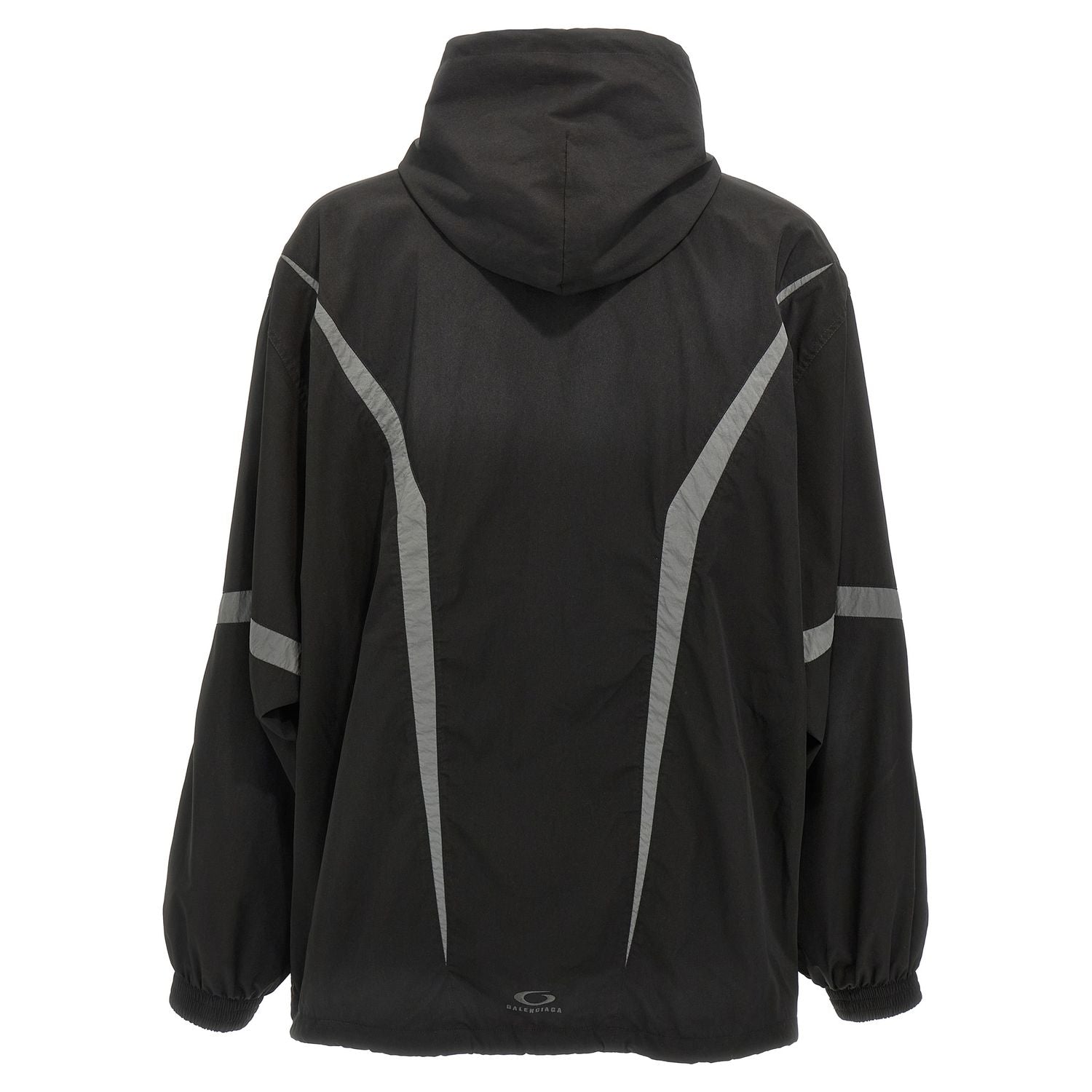 Balenciaga Black Polyester Shell Jacket