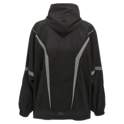 Balenciaga Black Polyester Shell Jacket