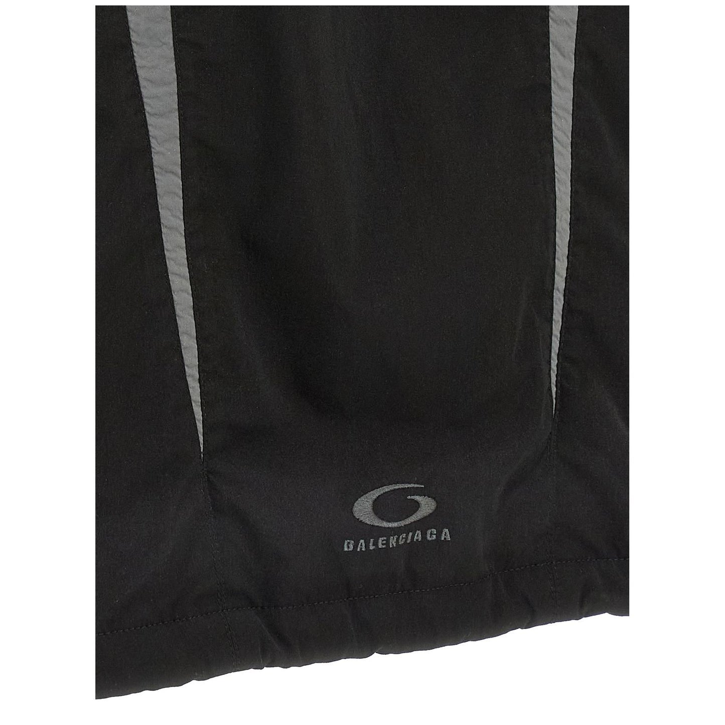 Balenciaga Black Polyester Shell Jacket