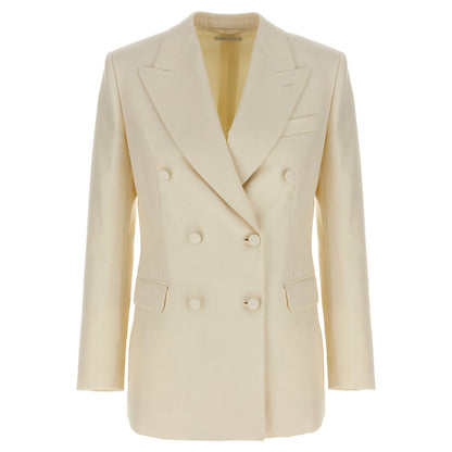 Brioni White Wool Blazer