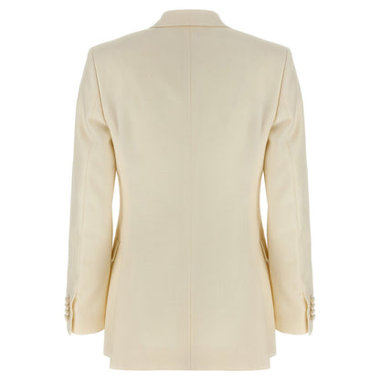 Brioni White Wool Blazer