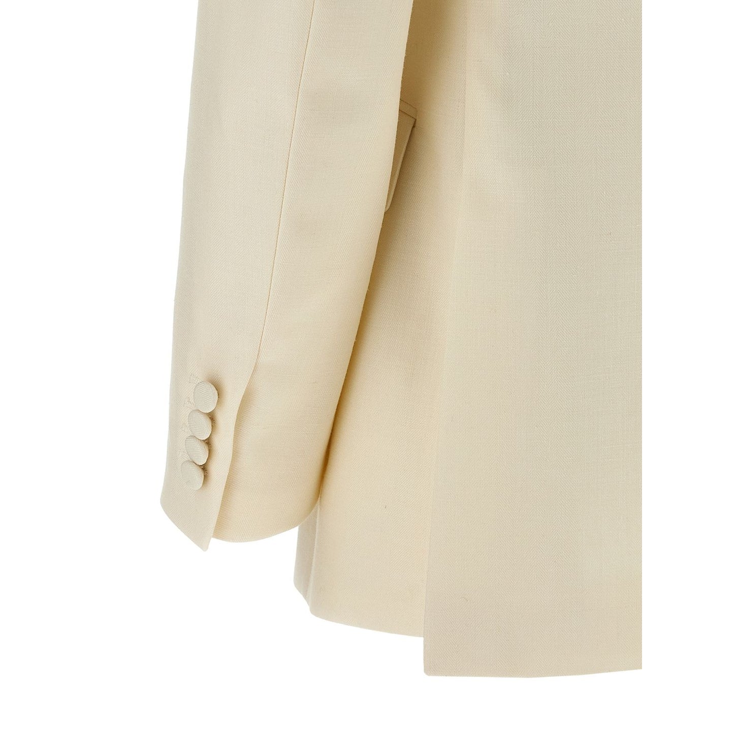 Brioni White Wool Blazer