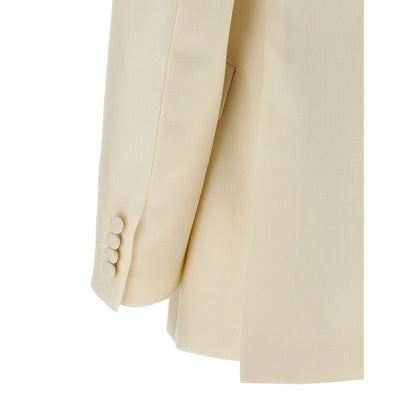 Brioni White Wool Blazer