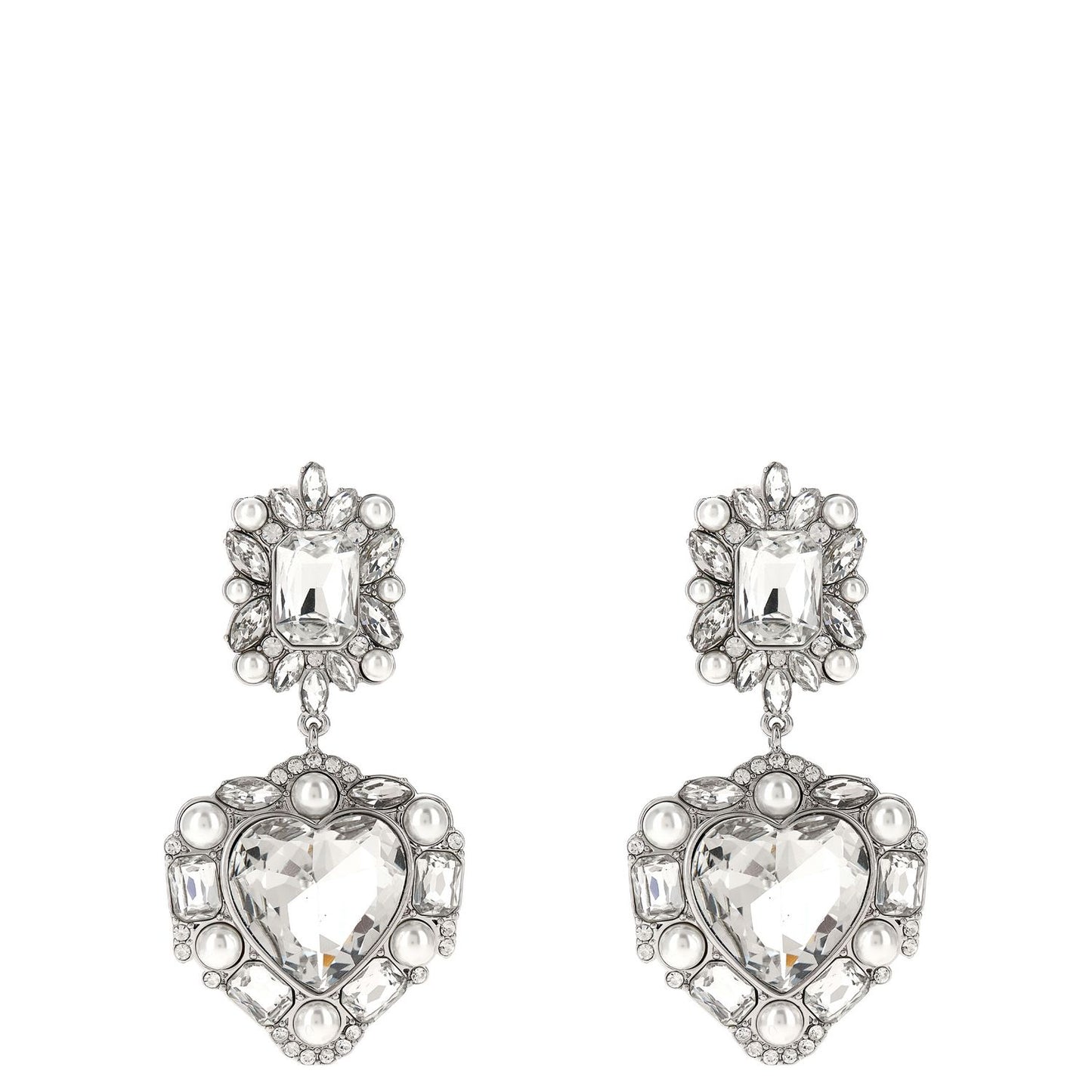 Self-Portrait Silver Cotton Earrings