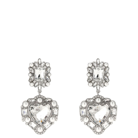Self-Portrait Silver Cotton Earrings
