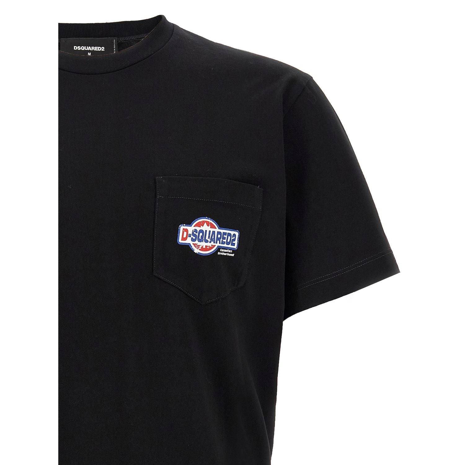 Dsquared² Black Cotton T-Shirt
