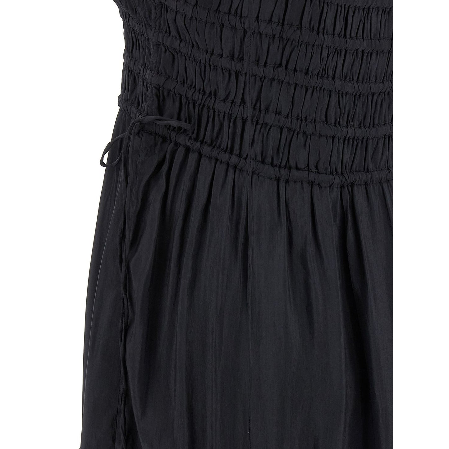 Ganni Gray Viscose Long Dress
