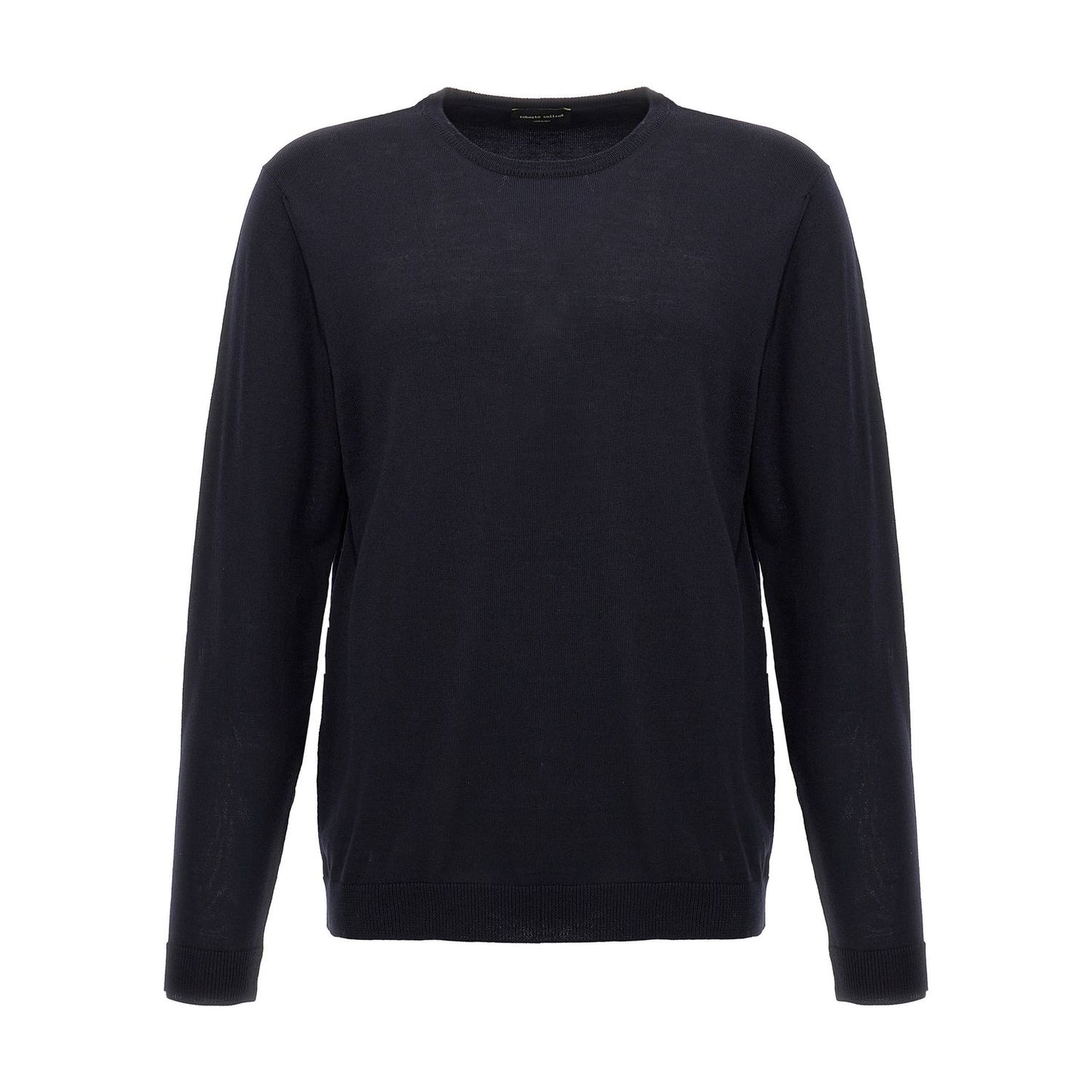 Roberto Collina Blue Merino Wool Cardigan
