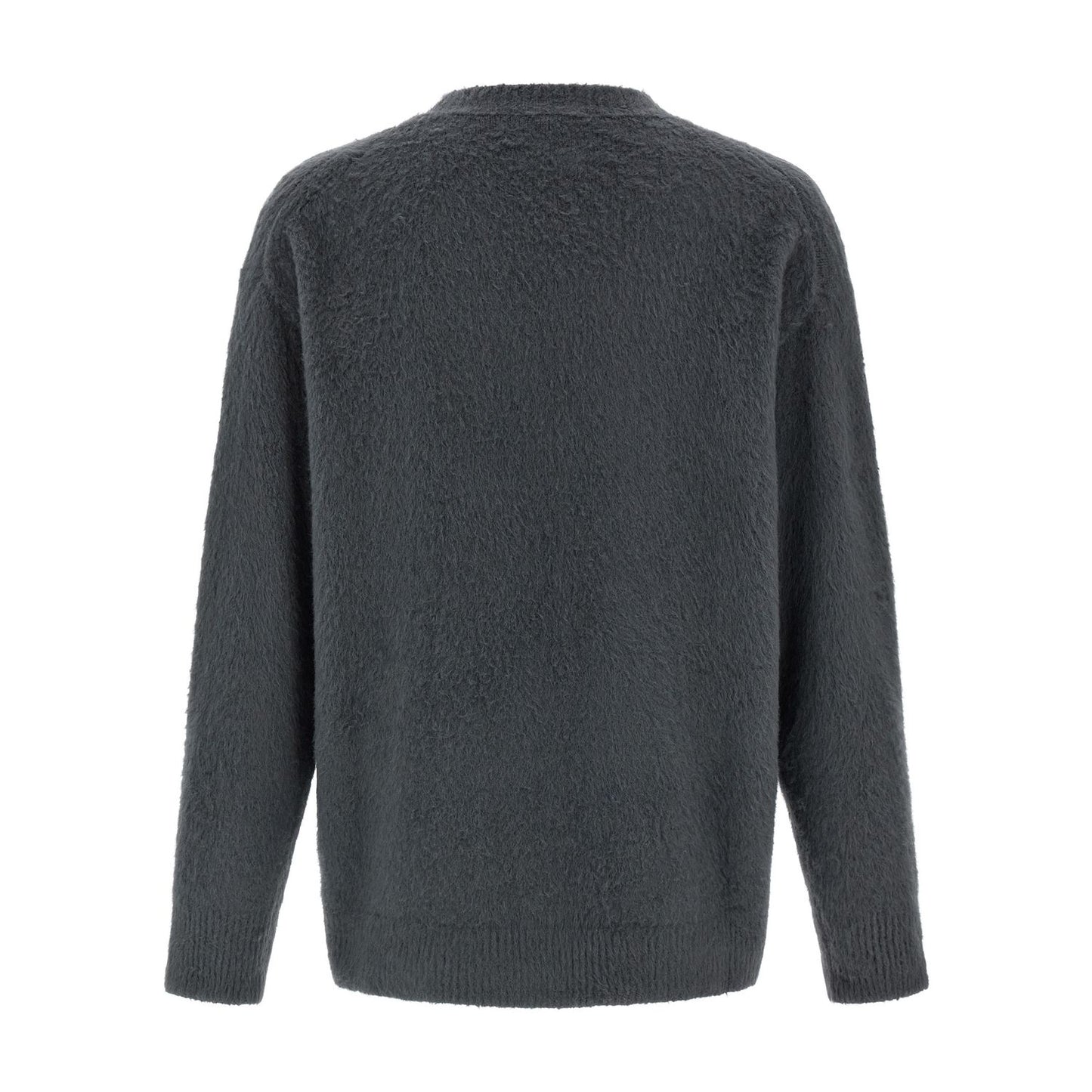Roberto Collina Gray Cotton Cardigan