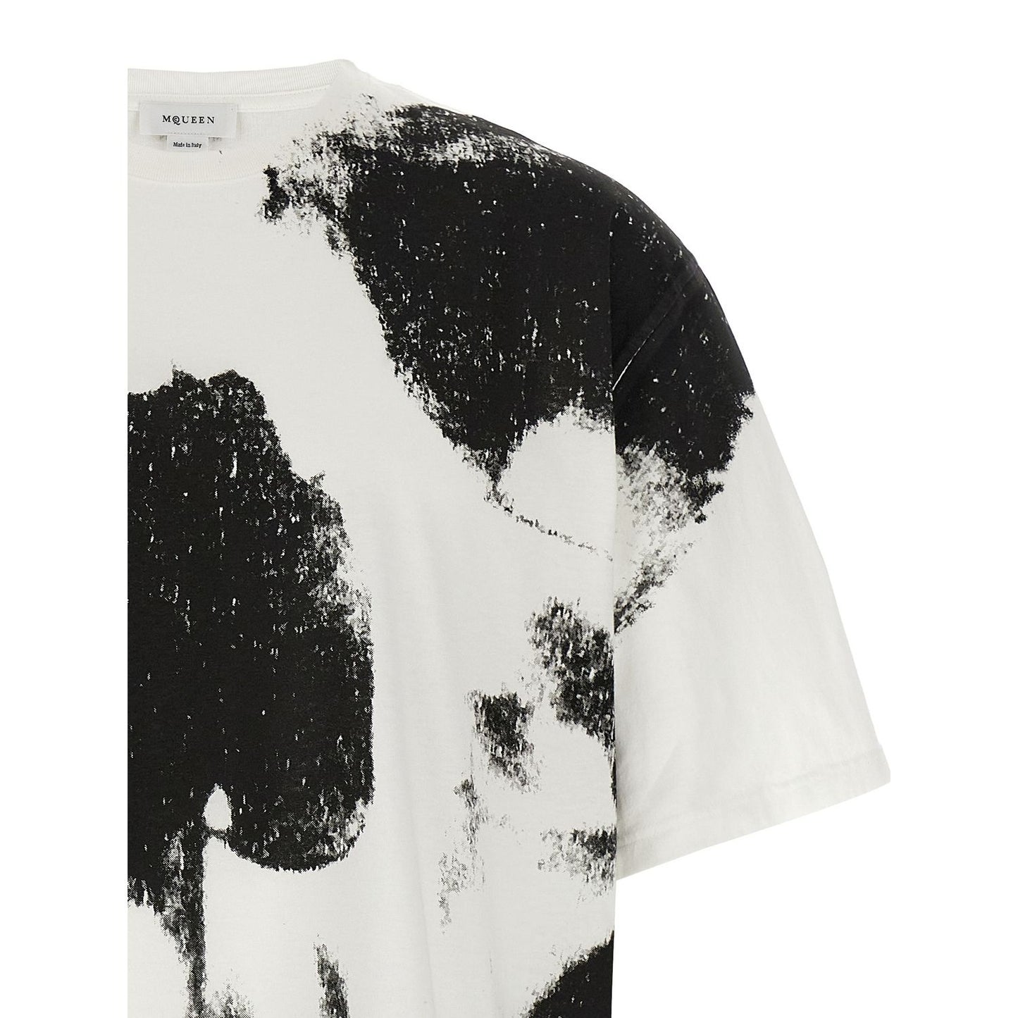 Alexander McQueen Bicolor Cotton T-Shirt