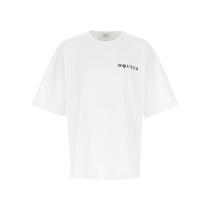 Alexander McQueen Bicolor Cotton T-Shirt