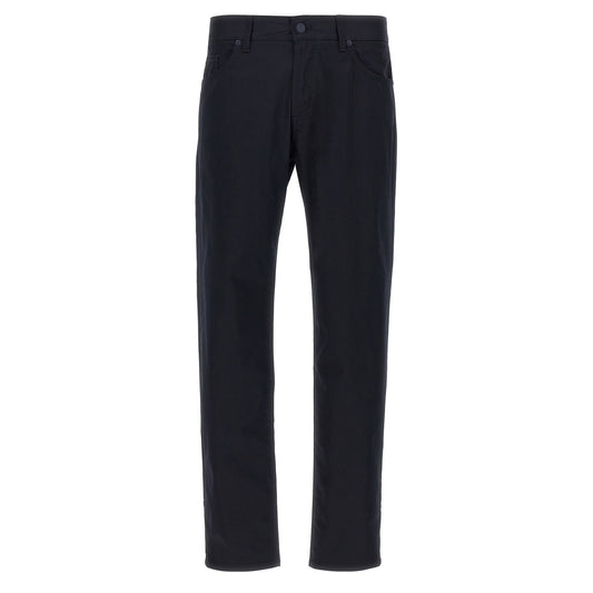 Hugo Boss Blue Cotton Casual Pants