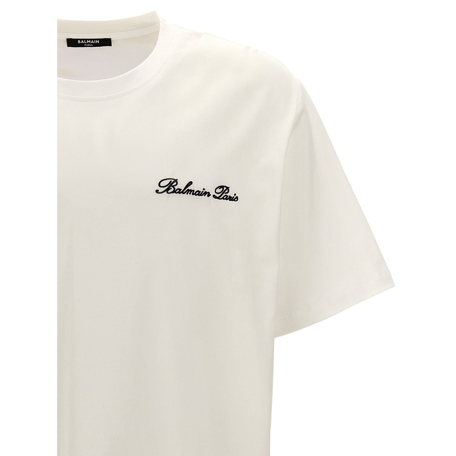 Balmain Bicolor Cotton T-Shirt