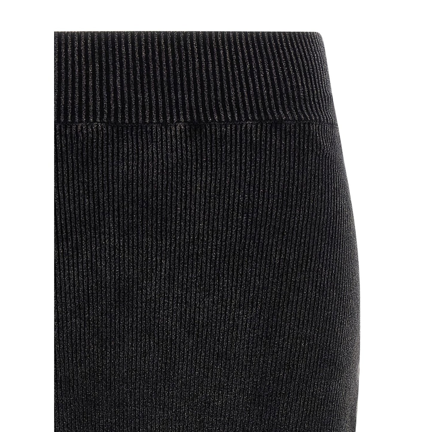 Alexander Wang Black Cotton Long Skirt