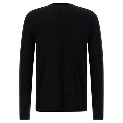 Rick Owens Black Wool Cardigan