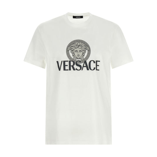 Versace Bicolor Cotton T-Shirt