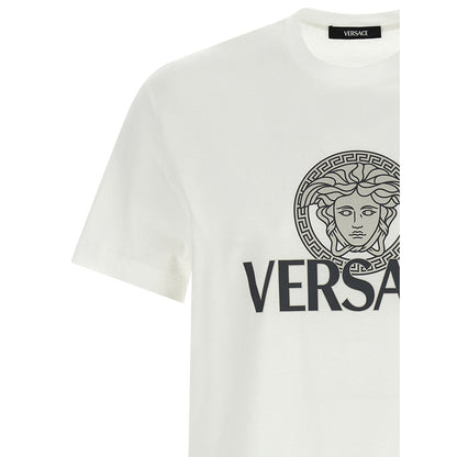 Versace Bicolor Cotton T-Shirt