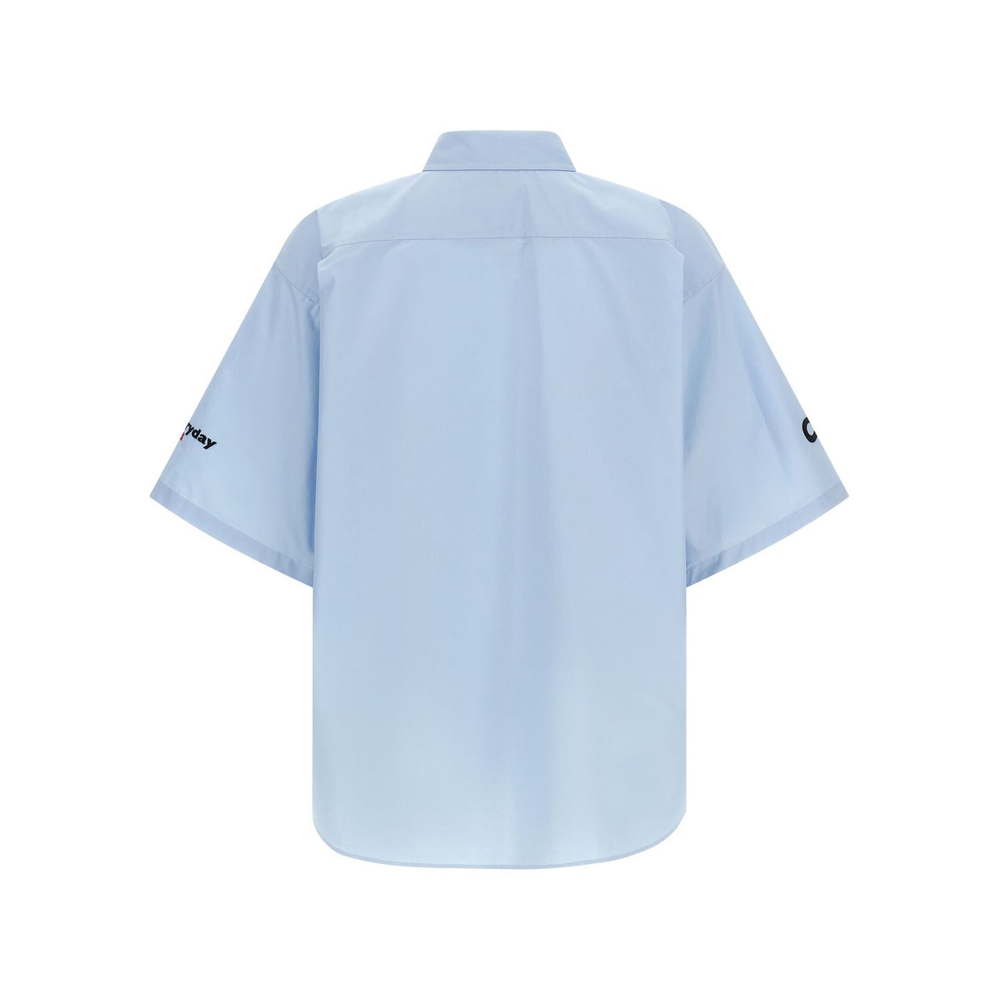 Balenciaga Blue Cotton Blouse