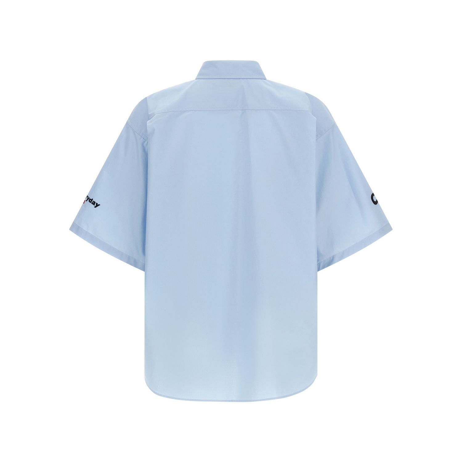 Balenciaga Blue Cotton Blouse