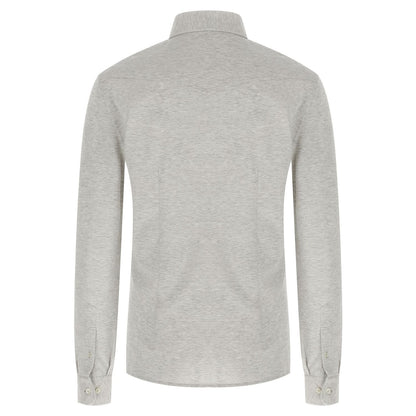 Brunello Cucinelli Gray Cotton Blouse